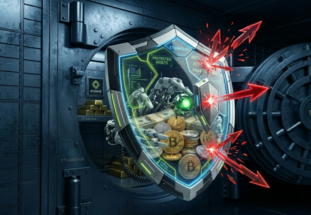 Secure retirement investments and protected digital assets using xTradeGrok advanced risk management technology.
